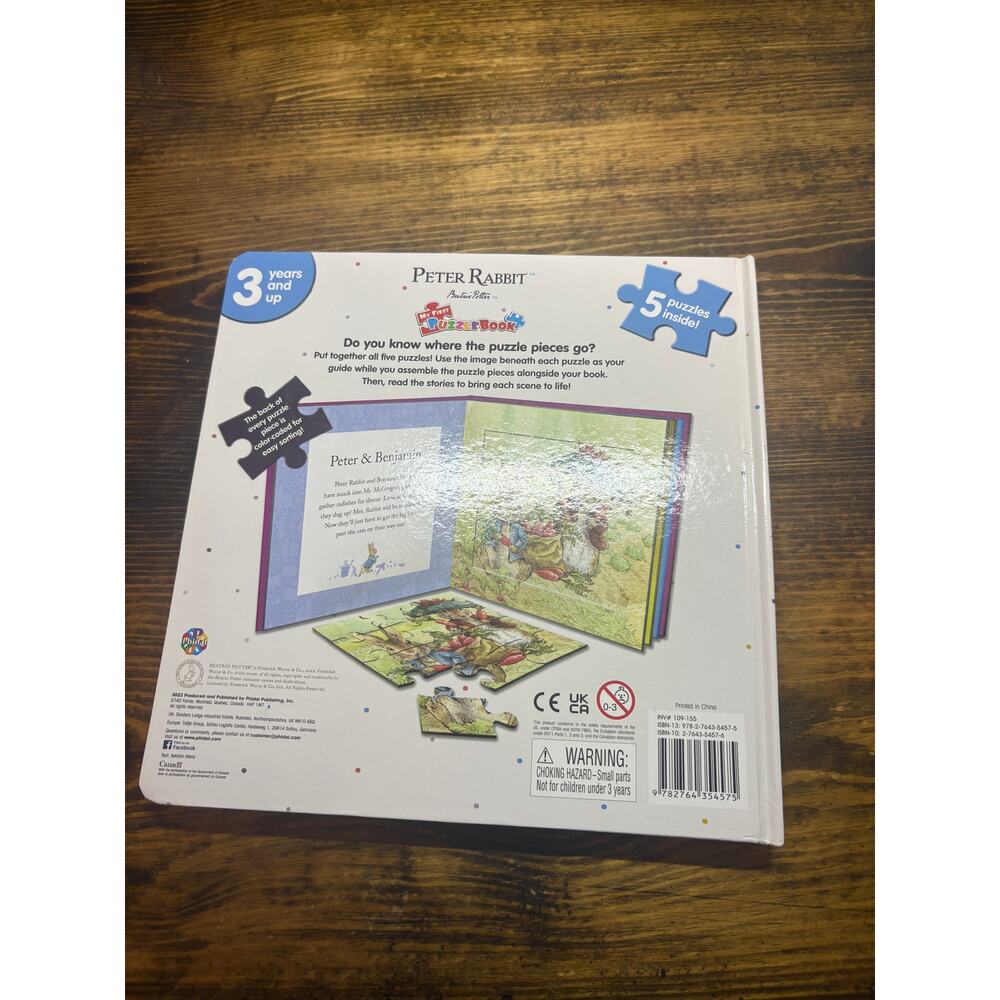 Peter Rabbit‎ 5 Puzzles Book - Picture 2 of 9